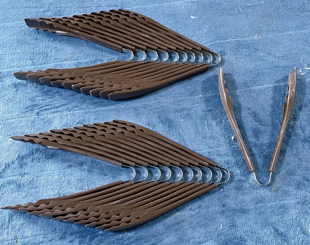 Chie 耐熱プラトング 21個・スリーライン 正角トレイ 55枚のセット