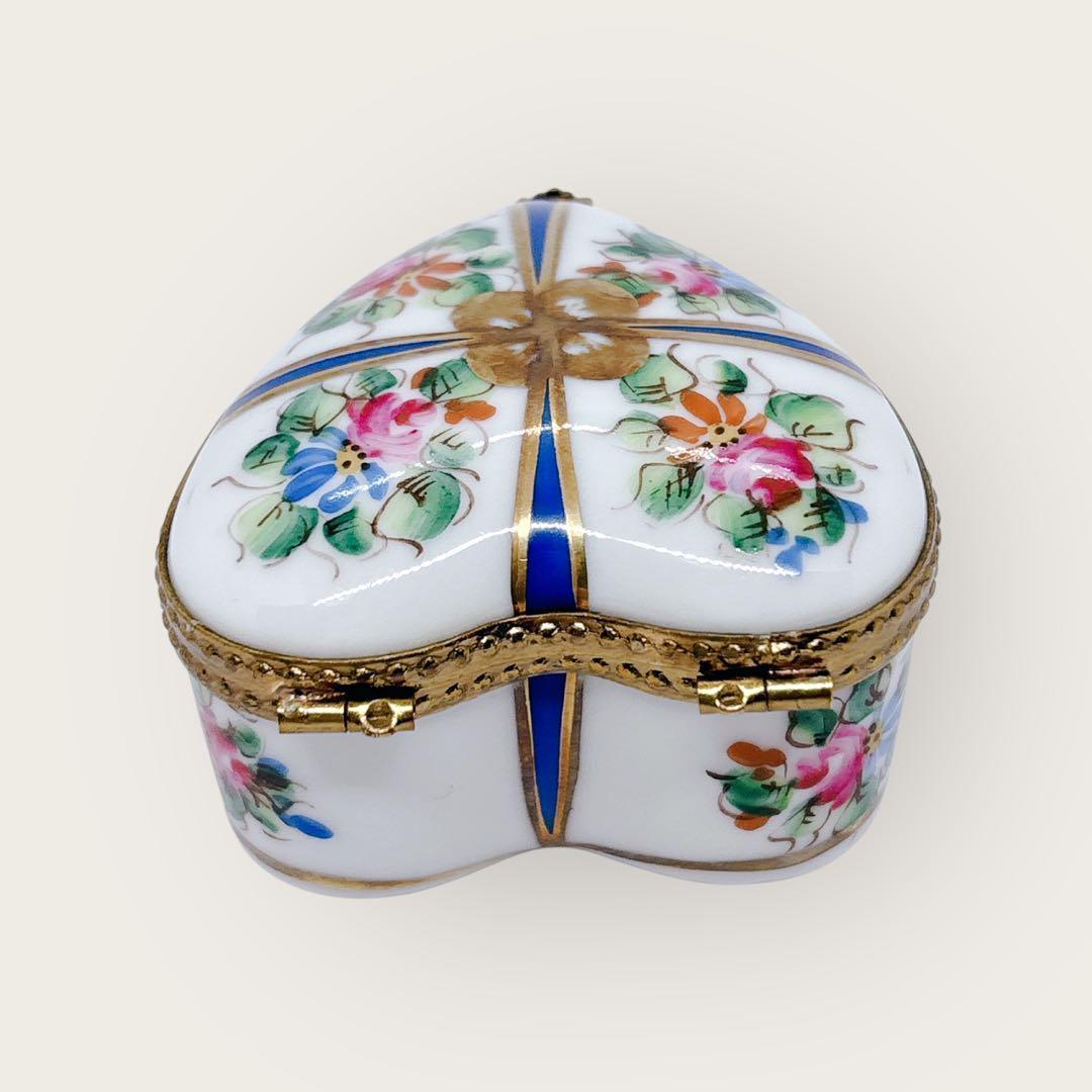 アンジェラママ様　LIMOGES リモージュ ハート型陶器ボックス プレゼント