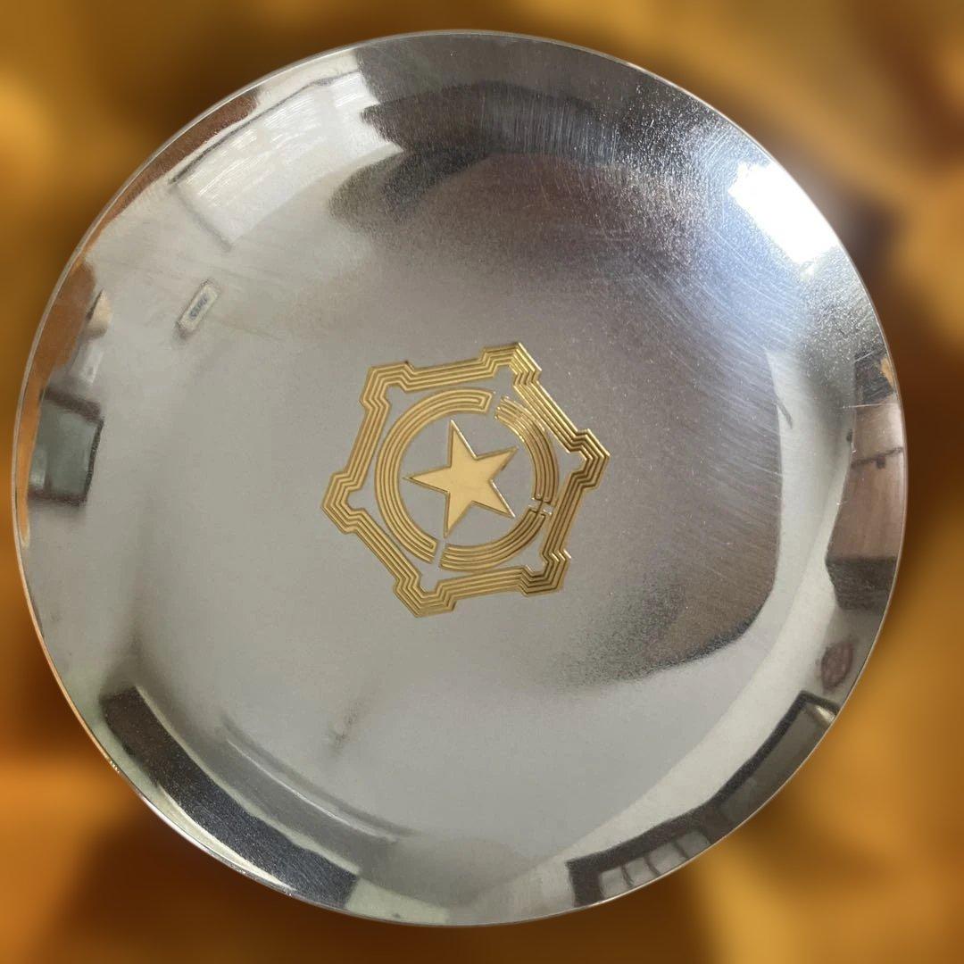 純銀製銀杯　刻印有り大小2枚　専用桐箱入り　97g