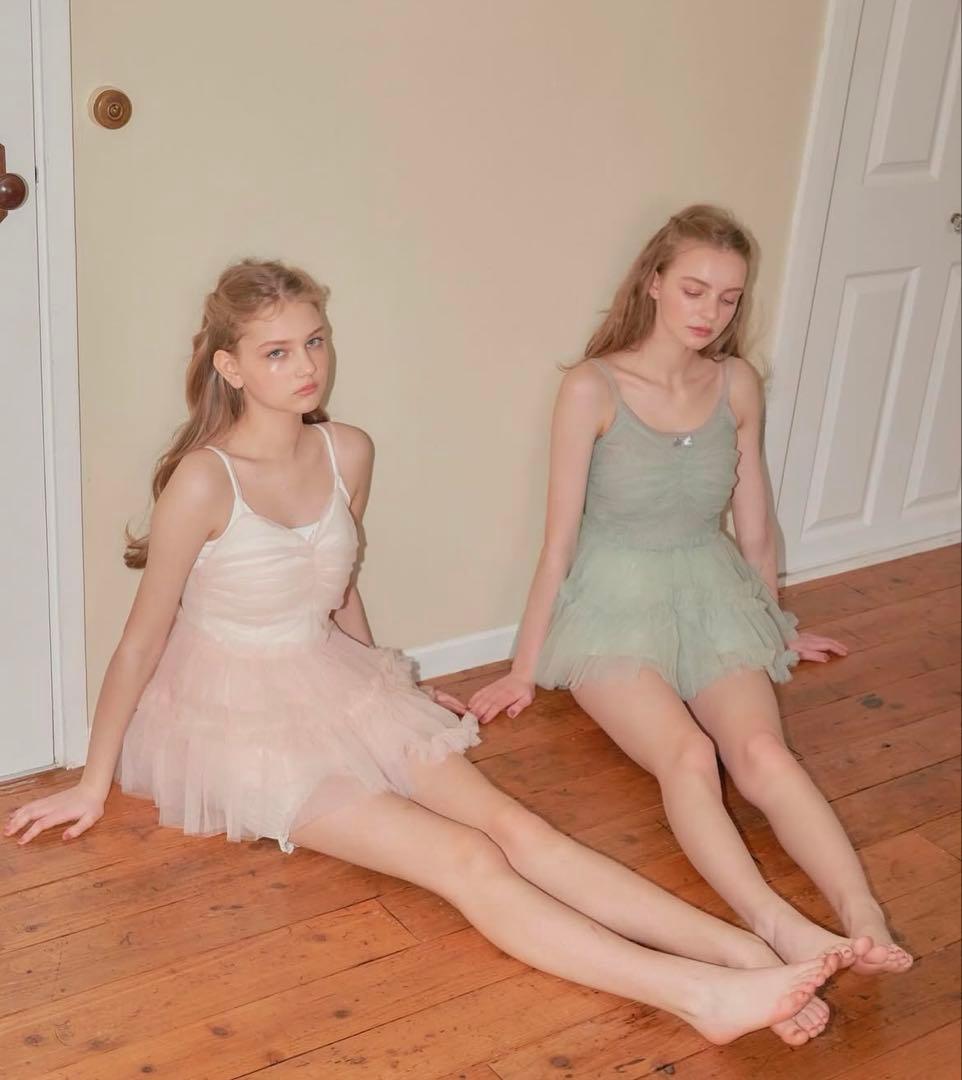 トップス Treat Urself fairy tulle peplum tops