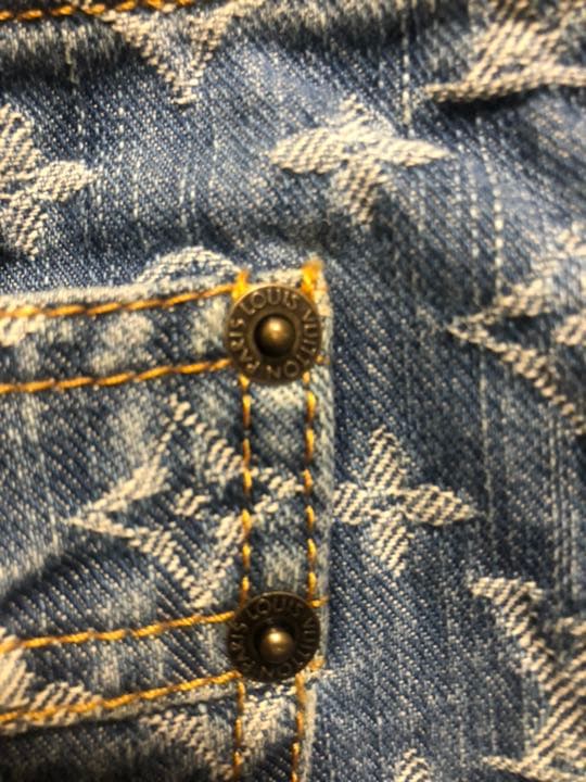 ルイヴィトン　モノグラムデニムパンツ#38