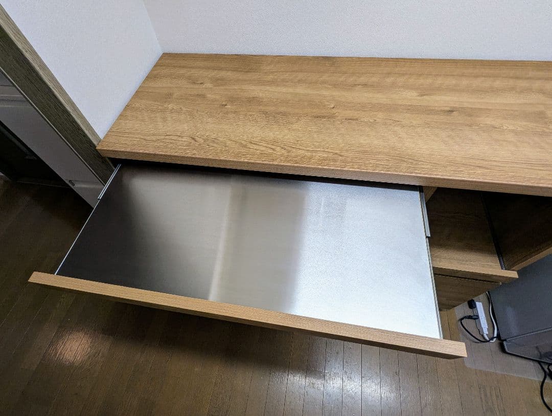 LOWYA 食器棚 シャビーナチュラル 幅120