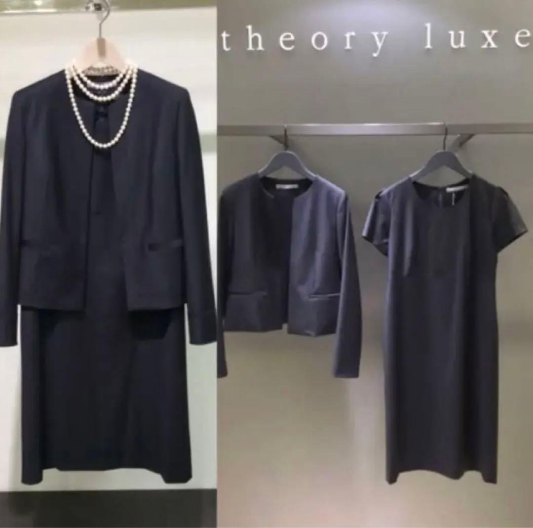 エグゼクティブ　ワンピース　ジャケット　セットアップ　36 ネイビー　紺