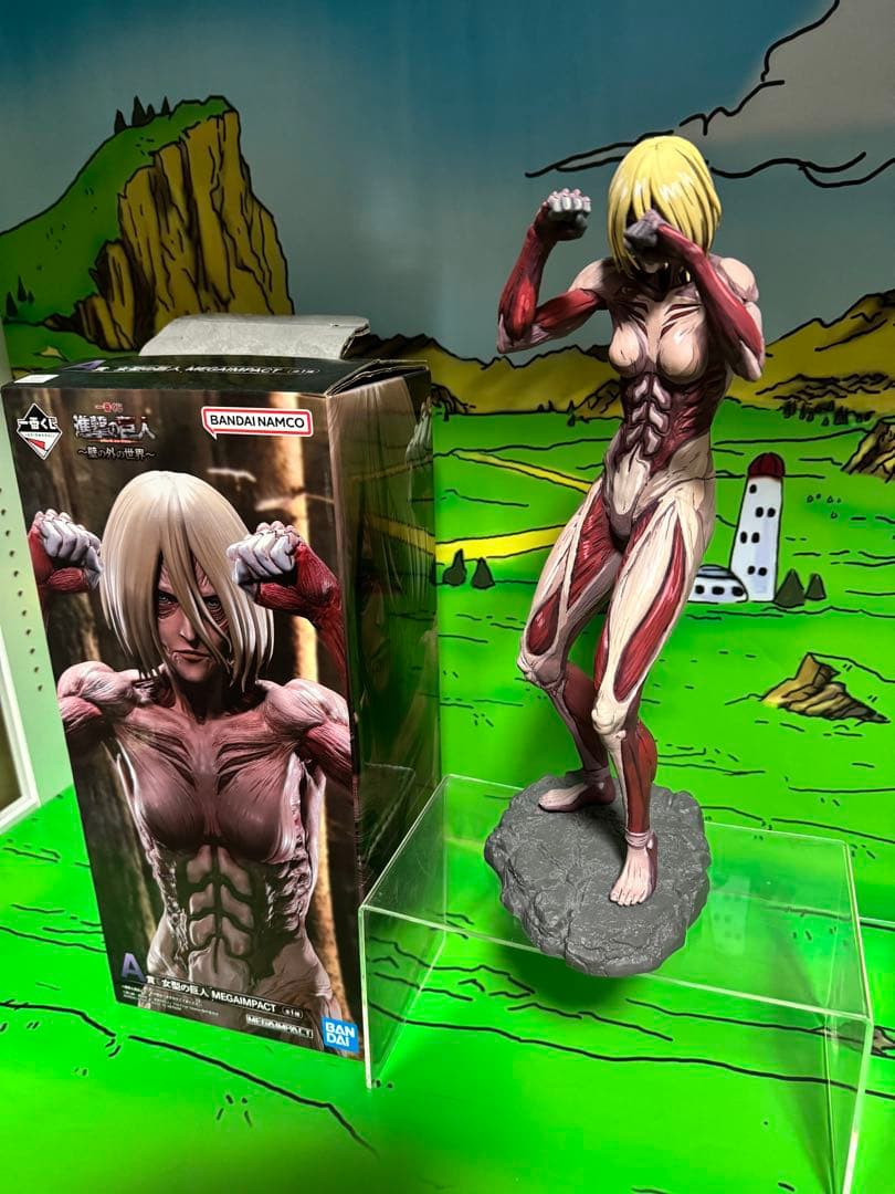 ✨　一番くじ　進撃の巨人　A賞 女型の巨人 二次元　リペイント　フィギュア　✨