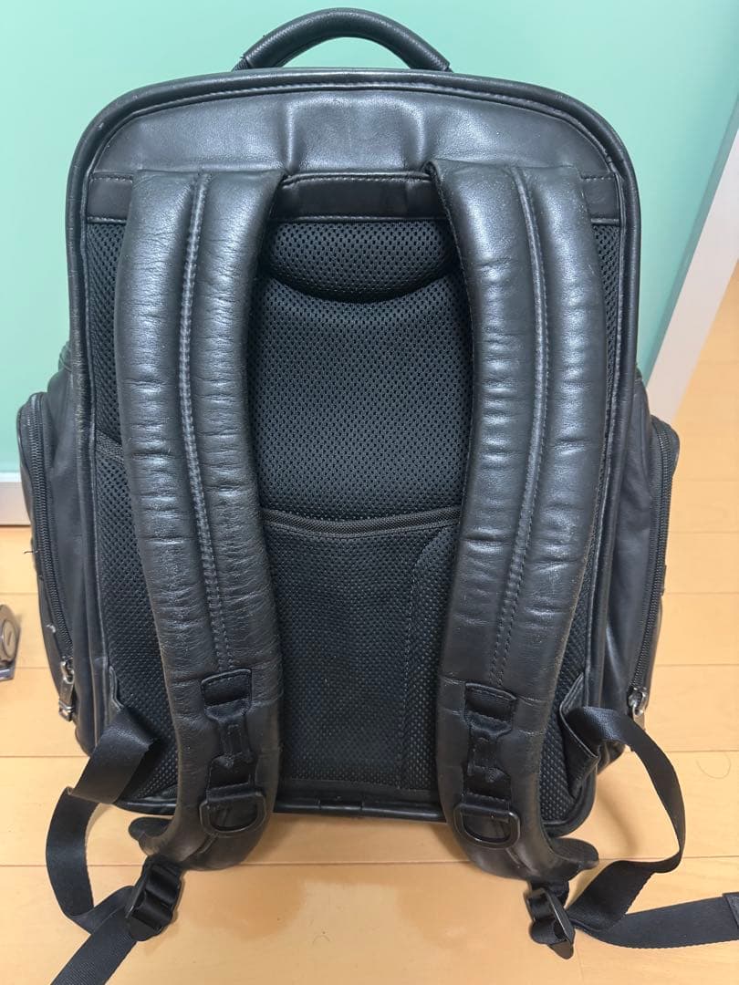 ぞうさま専用　TUMI ALPHA 3 本革 黒 リュック9603578DL3