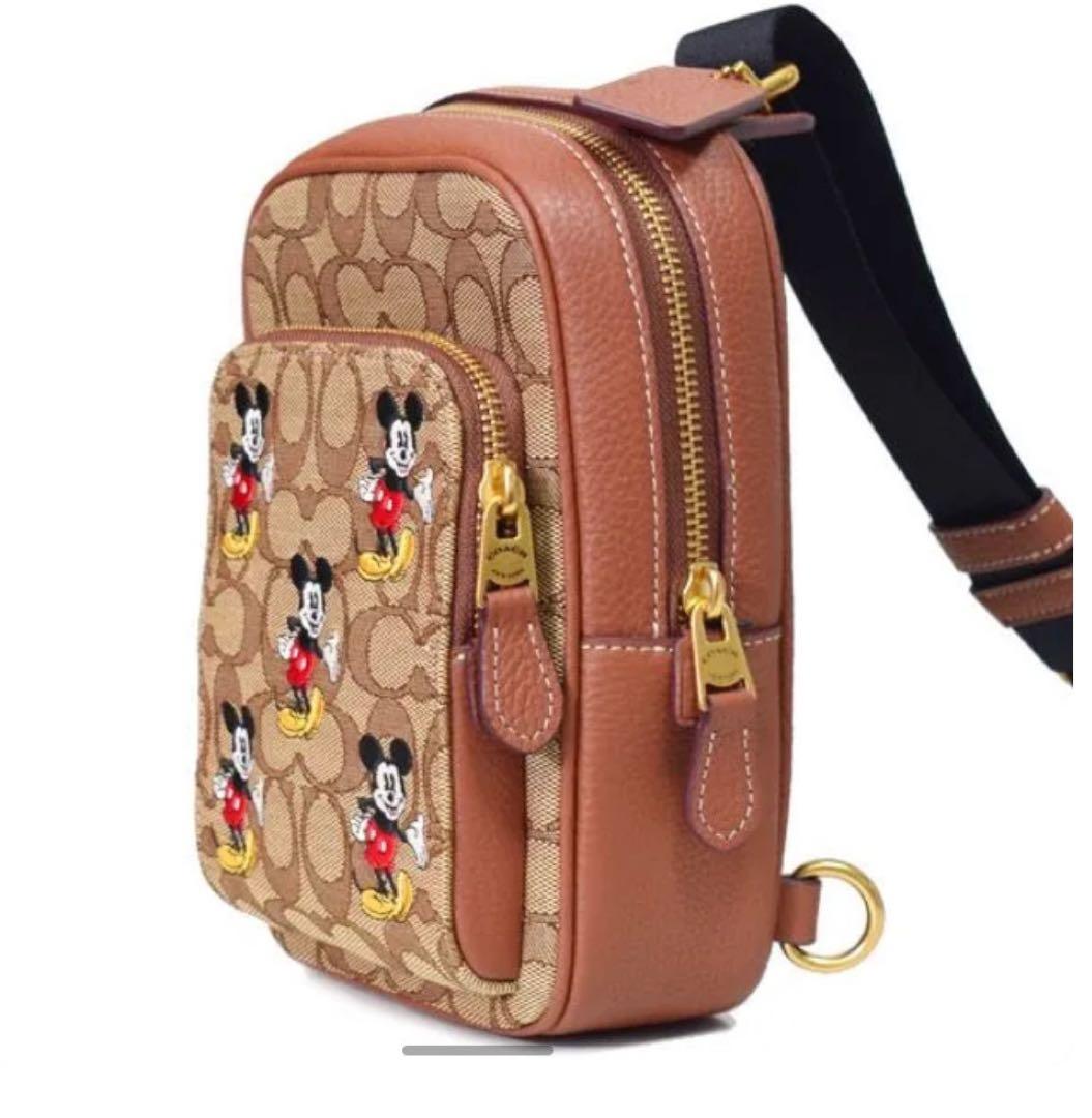 COACH コーチ ミッキーマウス ボディバッグ