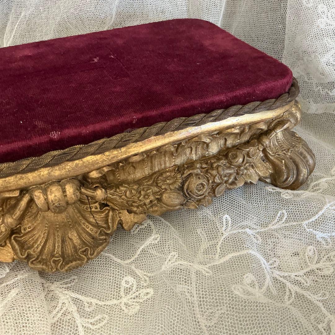 【重厚】フランス　アンティーク　ディスプレイ台　台座　ポワドレ　時計台