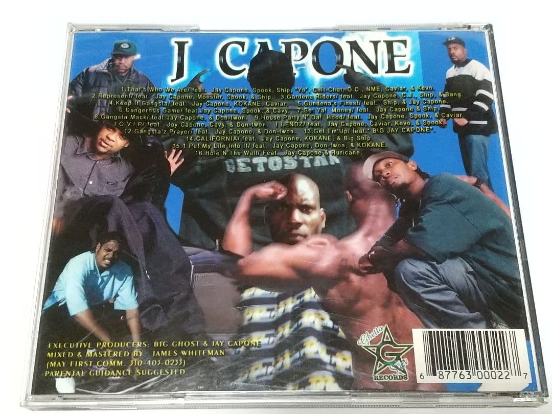 洋楽 J Capone G-Rap G-Funk
