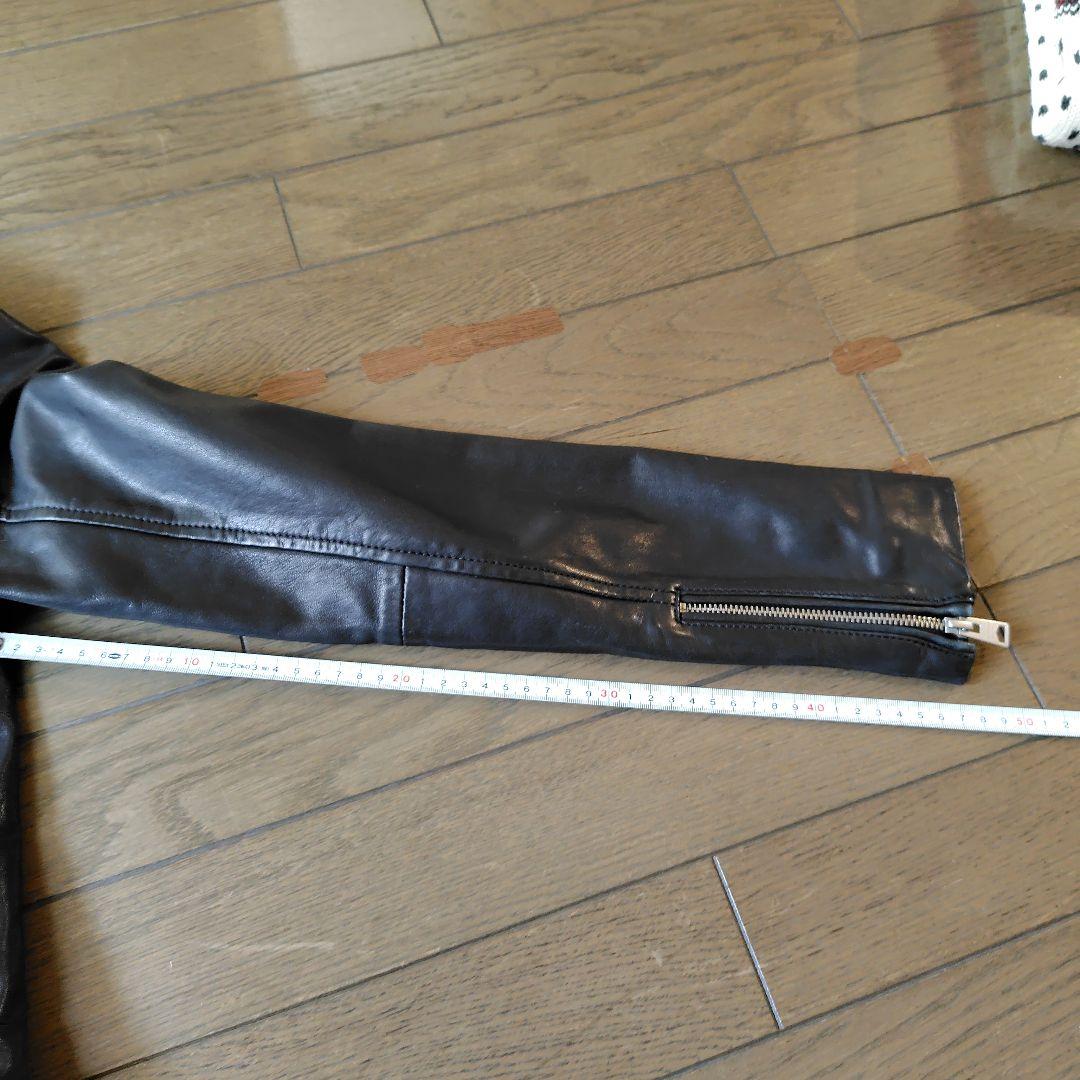 オールセインツ　ライダースジャケット　黒 XS