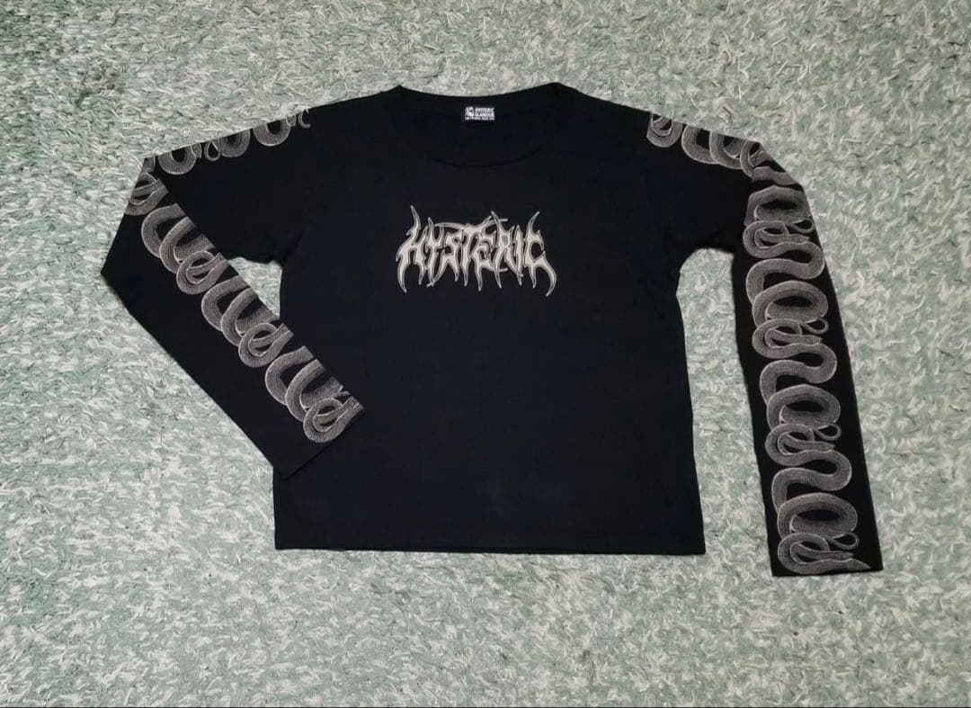 美品 HYSTERIC GLAMOUR スネーク ロングTシャツ