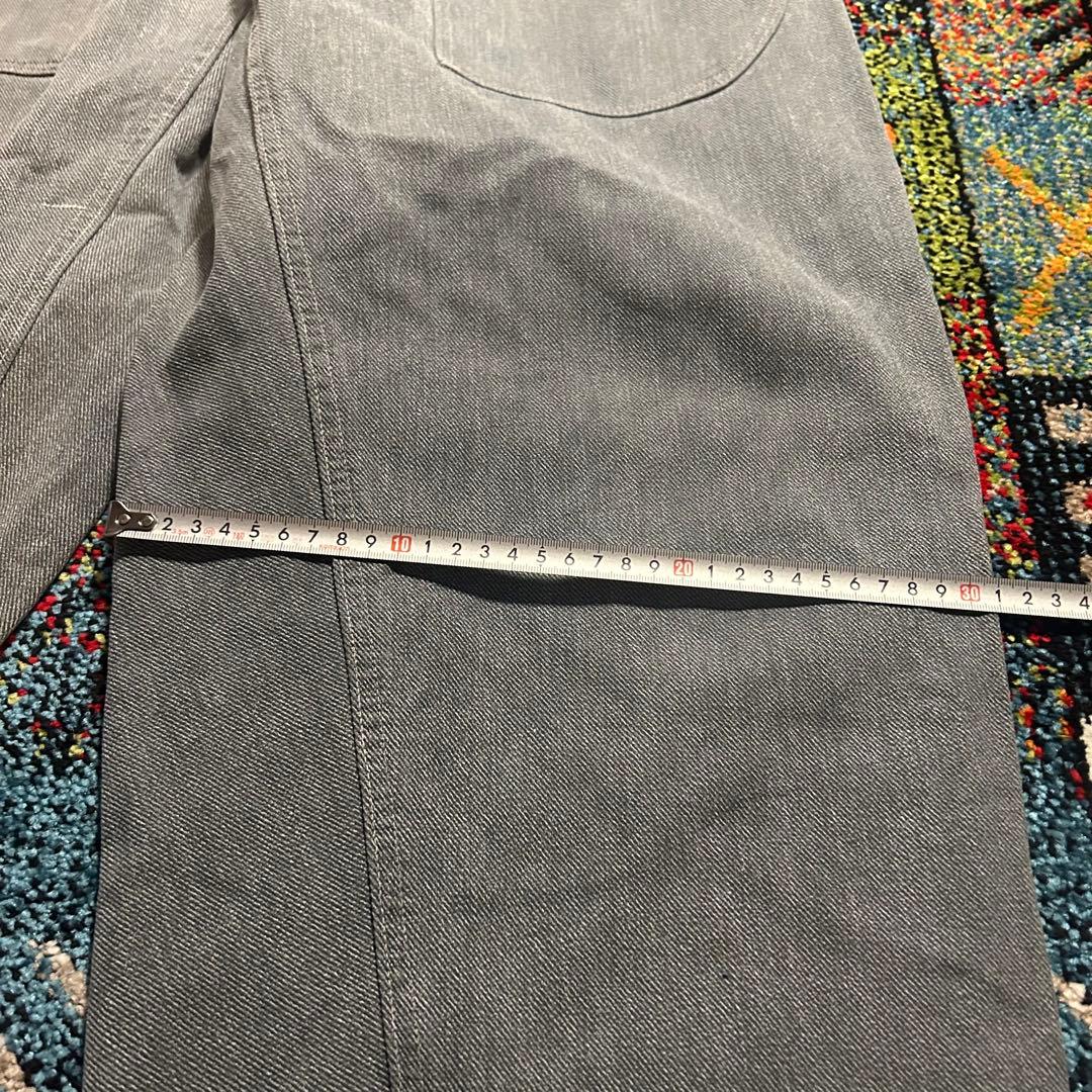 50s スイス軍　前期　アルミボタンデニムパンツ　ミリタリー　ワイドデニムパンツ