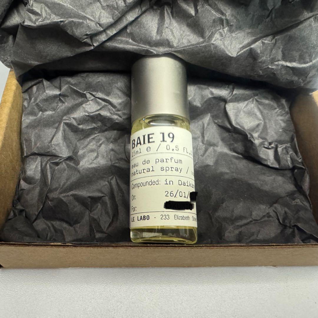 LE LABO BAIE 19 15ml 香水 ルラボ べ 19