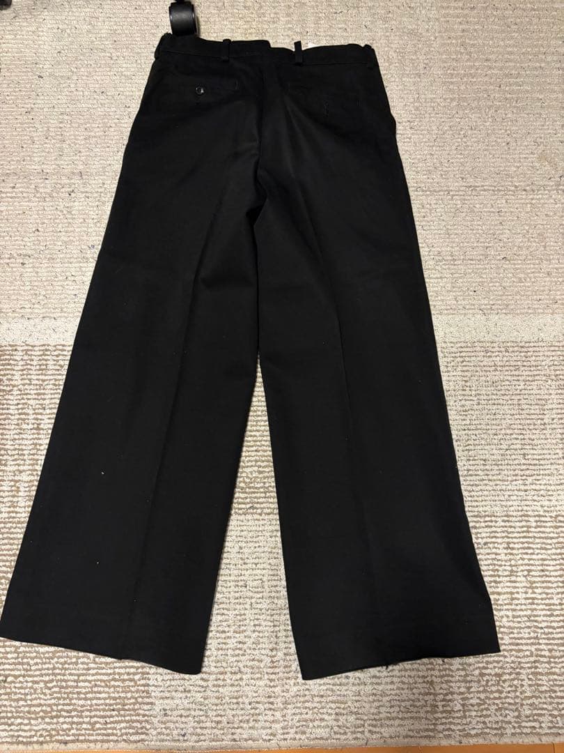 パンツ neonsigh drill wide pants black