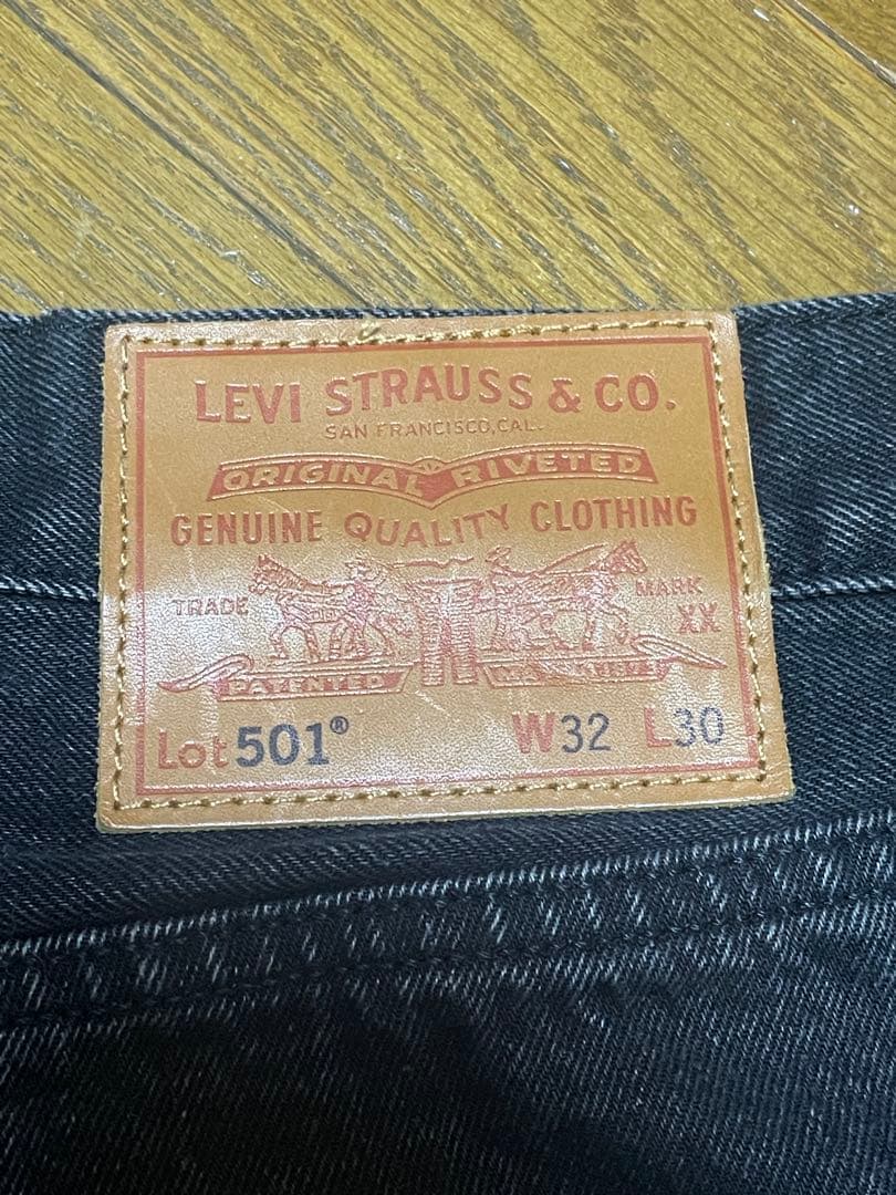 Levi's 30th 別注 BIGE 501(R) ブラックL30