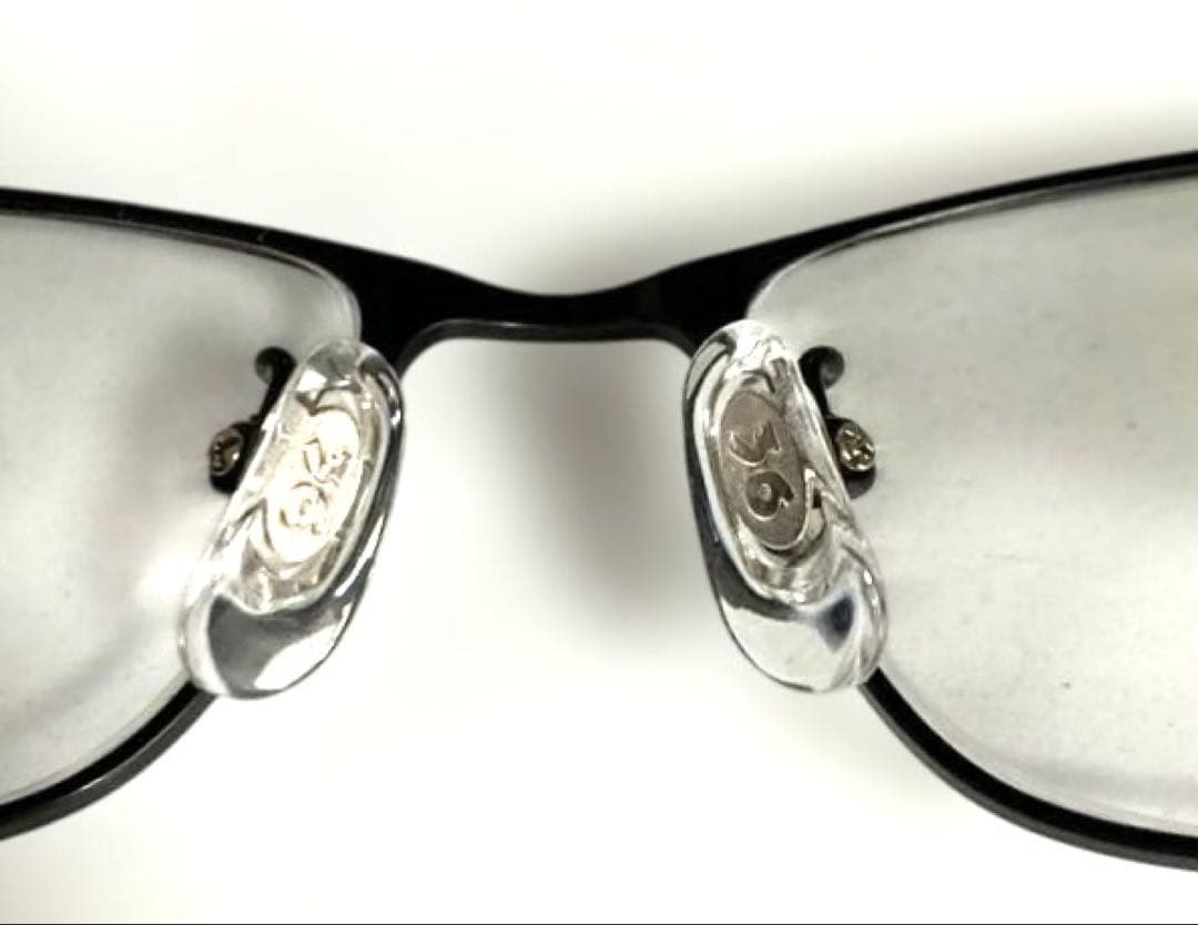 681xN9レ美品 メガネスーパー/モルグランデ 度入り眼鏡 ブラック