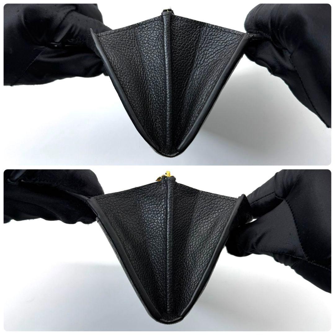 美品 ルイヴィトン モノグラムアンプラント ポルトフォイユ サラ 財布 黒