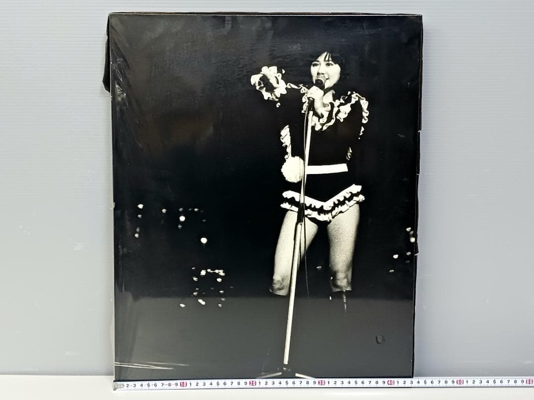 昭和レトロ！当時物『キャンディーズ/田中好子』木製ポスターパネル 53×43cm