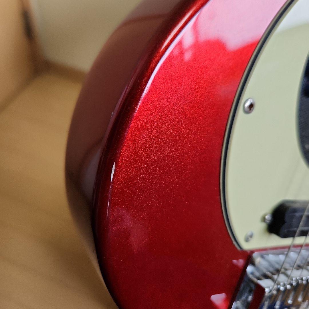 ピッグノーズ　T『ミニエレキギター赤』着払い発送に4～７日