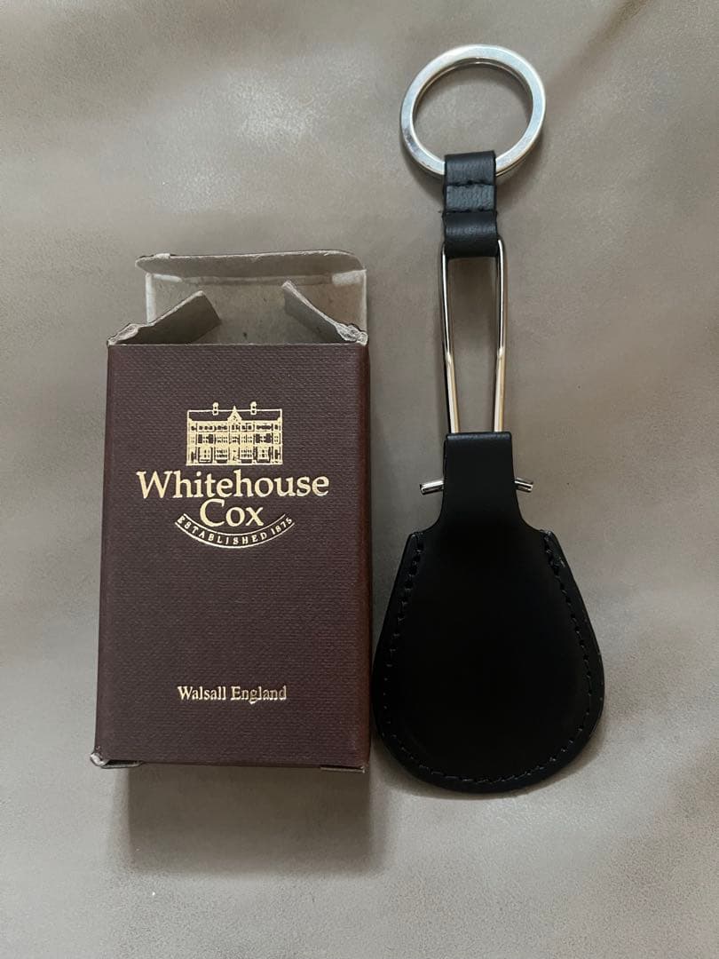 【スーパースター】Whitehouse Cox ブラックキーホルダー