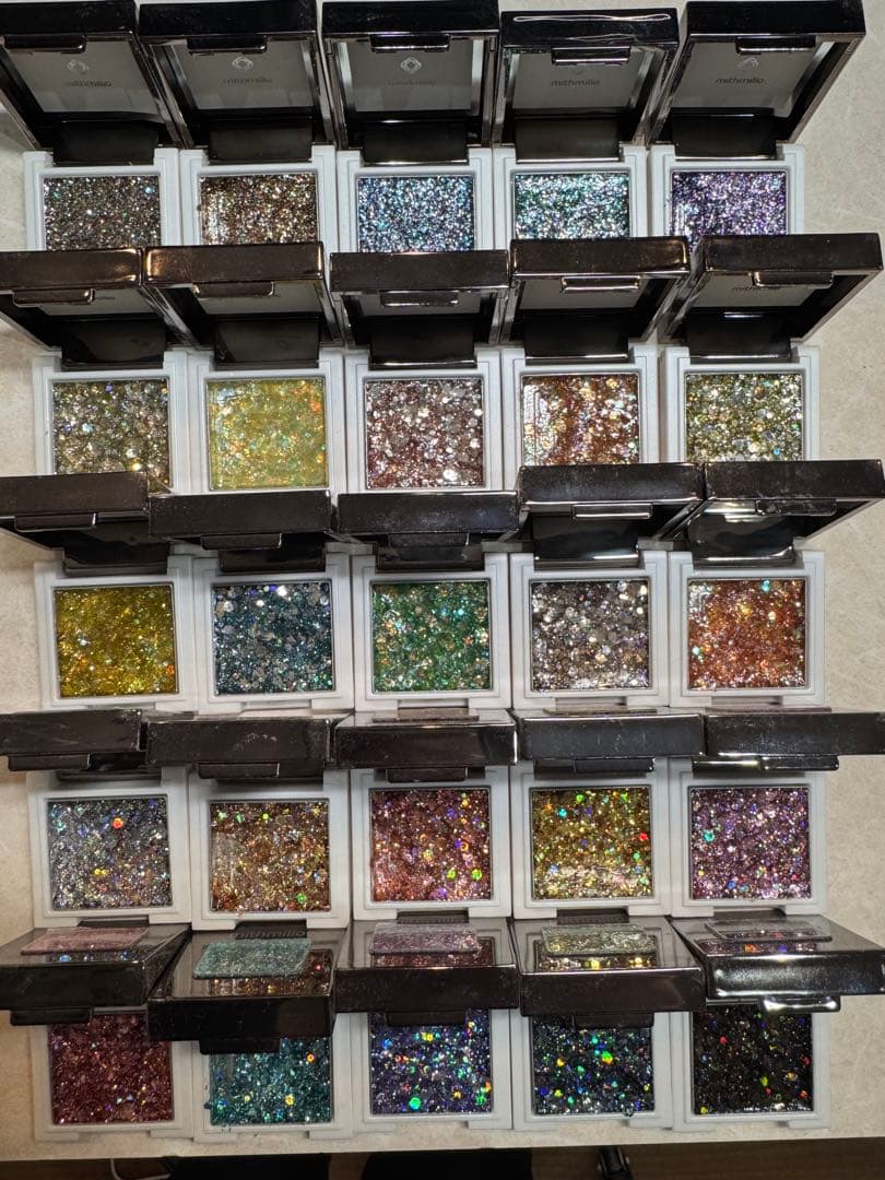 (売り切り特価)美品！ケーキジェル50色セット！ギラギララメ！