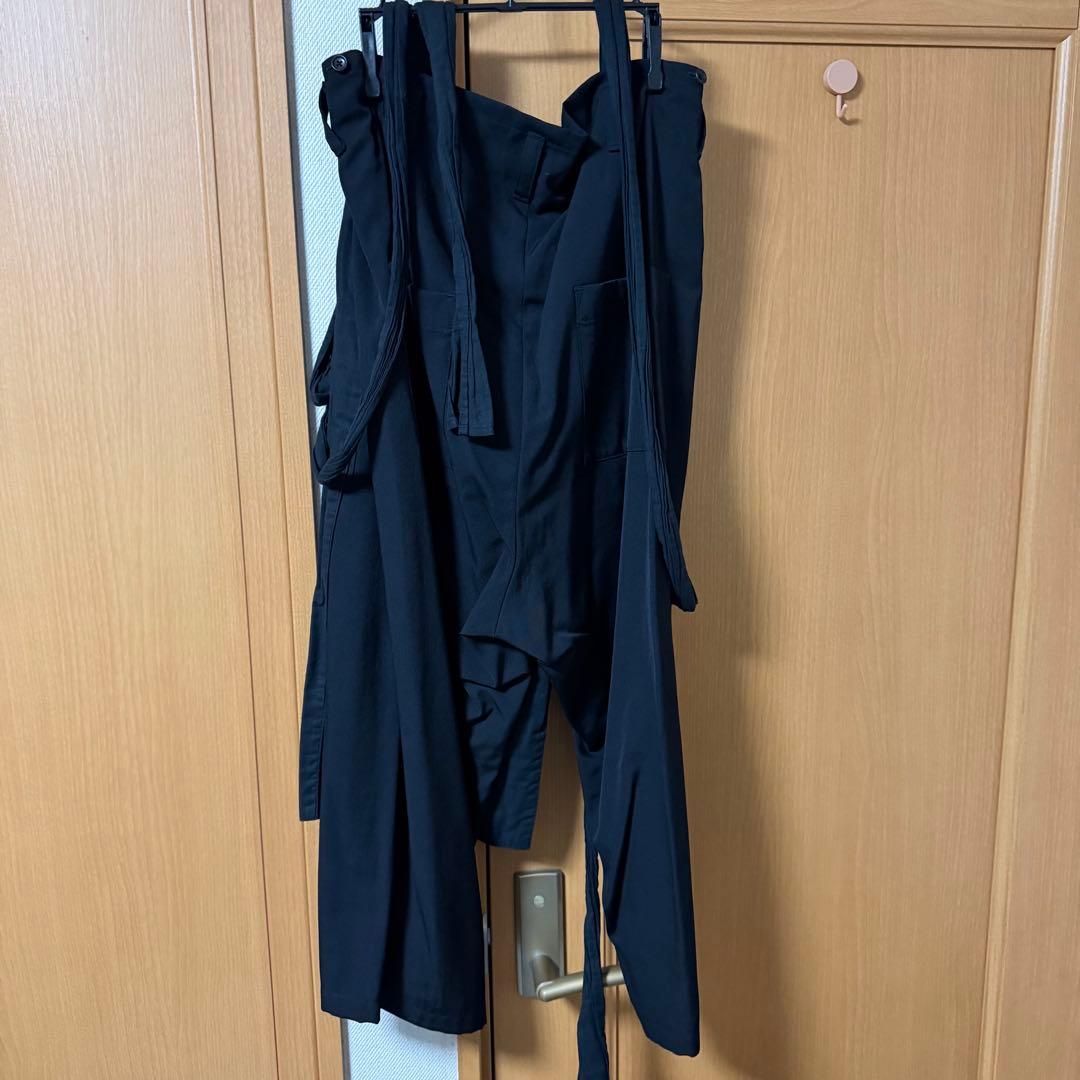 Yohji Yamamoto Pour Homme ウールギャバジン腰巻きパンツ