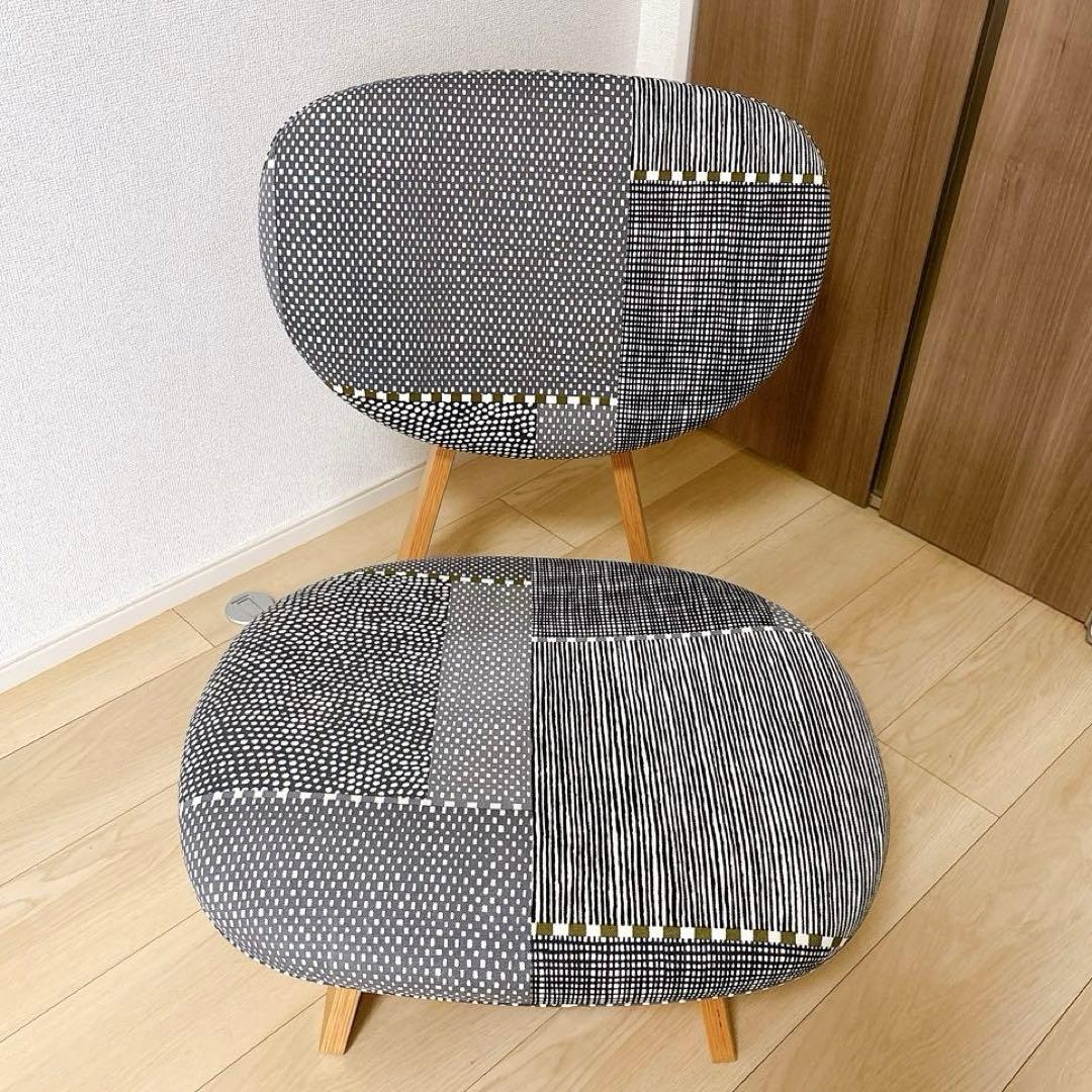 ✳SOU・SOU×天童木工✳低座イス/間がさね 墨色