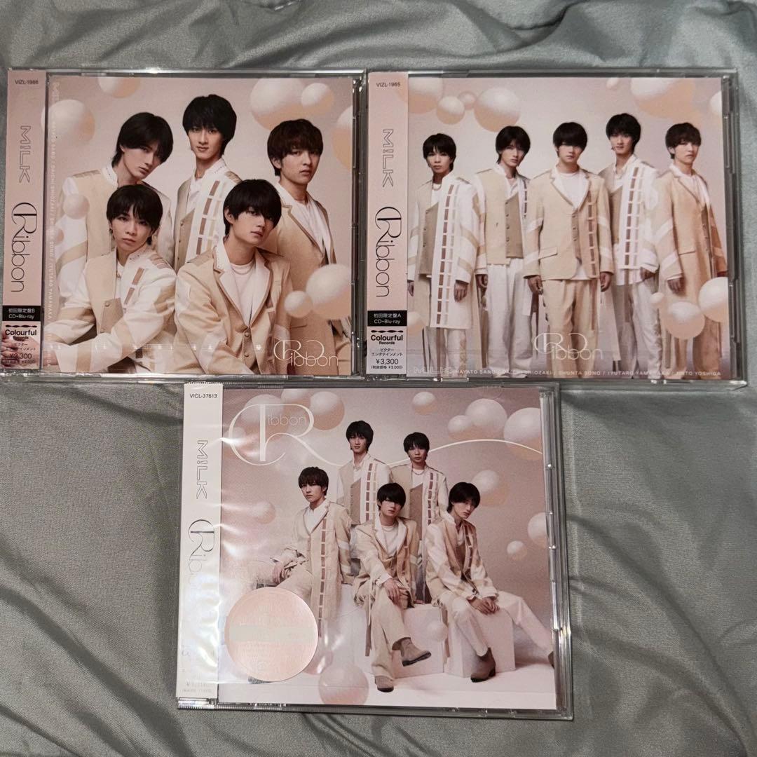 M!LK Ribbon RUBBON 通常盤 3枚セット⑥