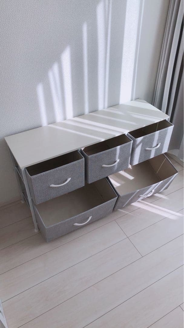 ニトリ　軽量ローチェスト　完成品