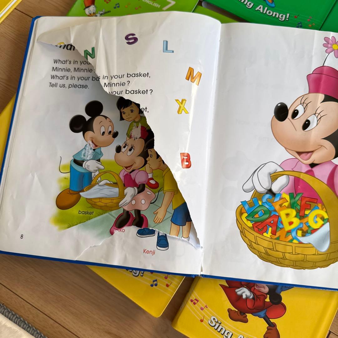 DWE シングアロングDVD.ブック.カード