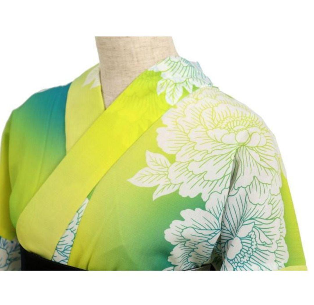 撫松庵　お仕立て上がり浴衣 「シャーベットフラワー」セオα　未使用・タグ付き