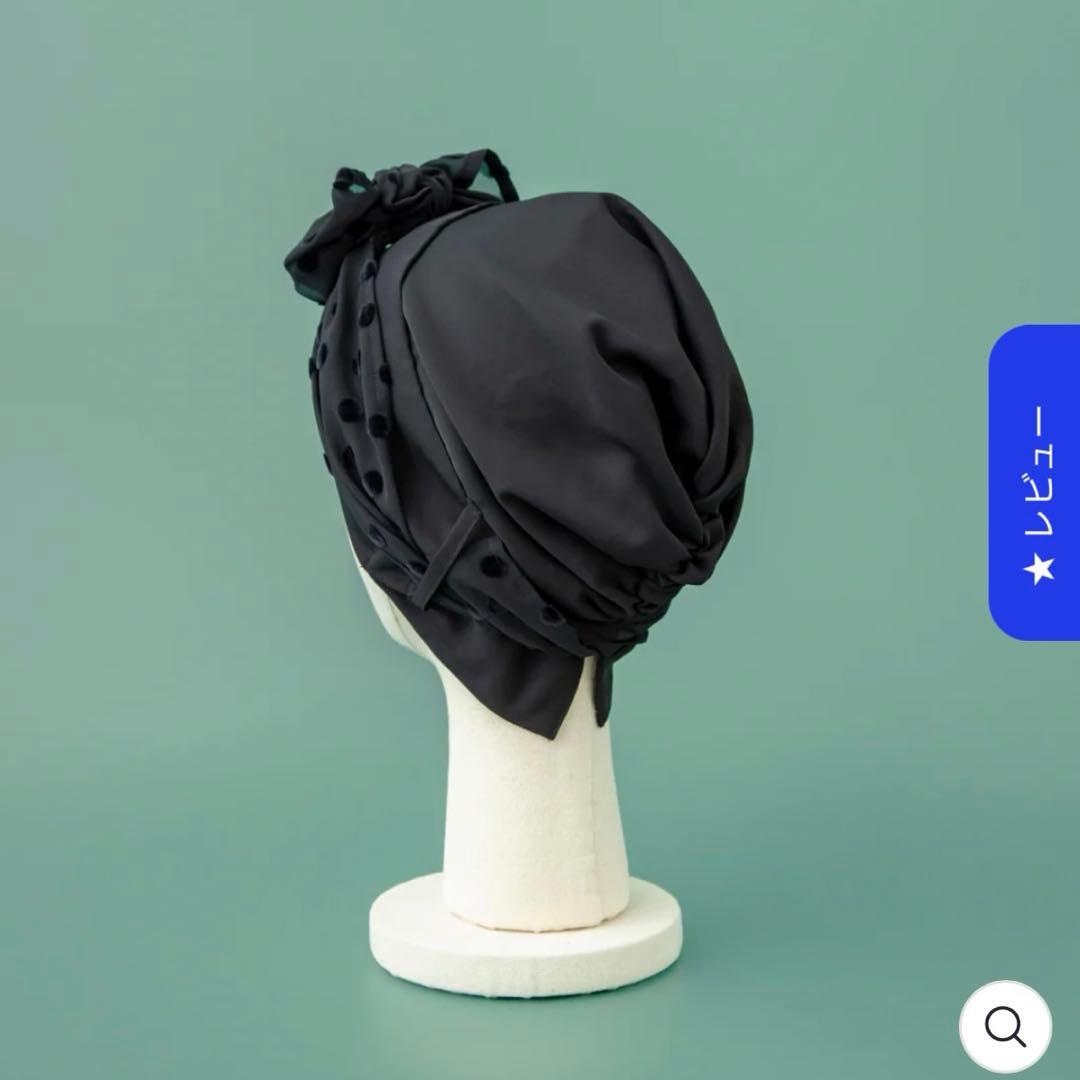BAREN バレン スカーフハット　ドット水玉　エクステWIG ウィッグ　医療用