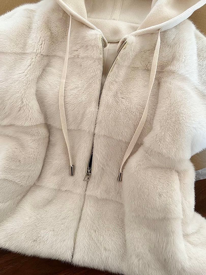 土日限定価格♡フードエコミンクベージュファーベスト