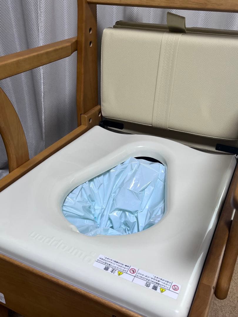 ラップポン・ブリオ　ポータブルトイレ　説明書付き　介護用自動ラップ式トイレ