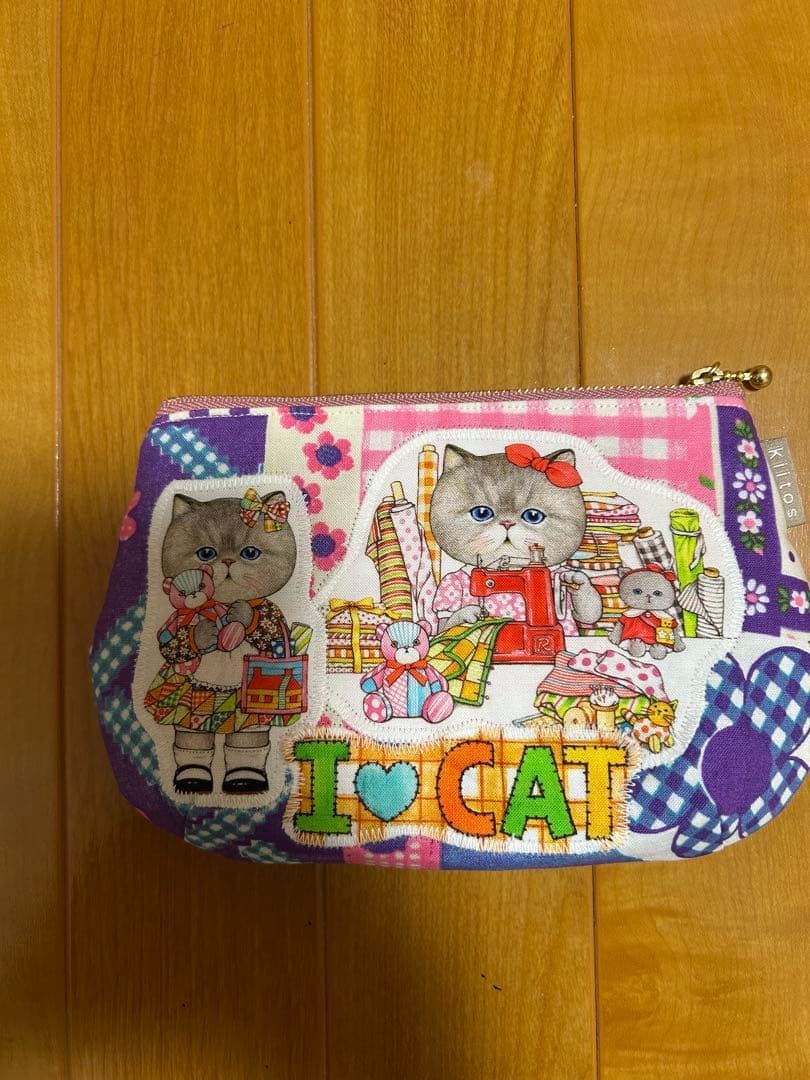 ハンドメイド　コヤンイサムチョン　ダーツ入りポーチ