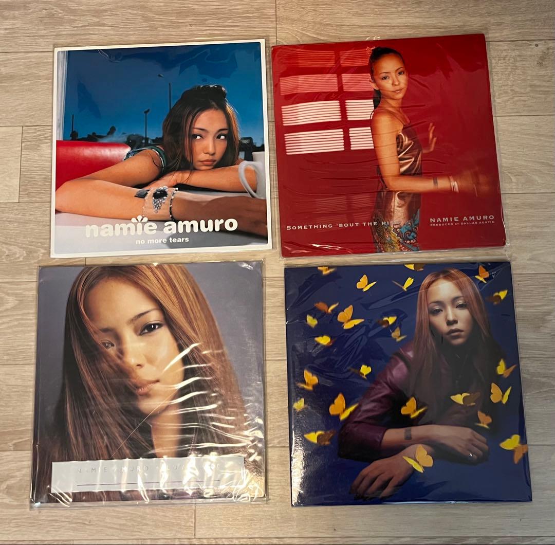 安室奈美恵　12inch LPレコード　ポスターno more tears など