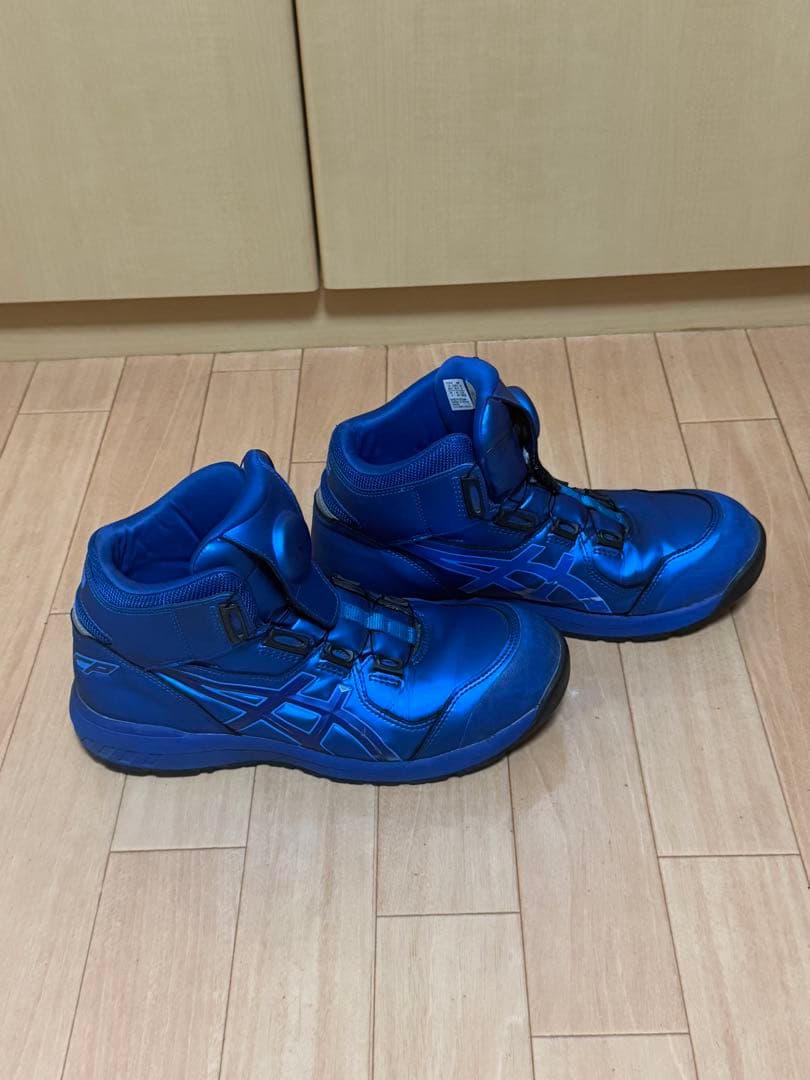 アシックス　安全靴　限定　ロイヤルブルー