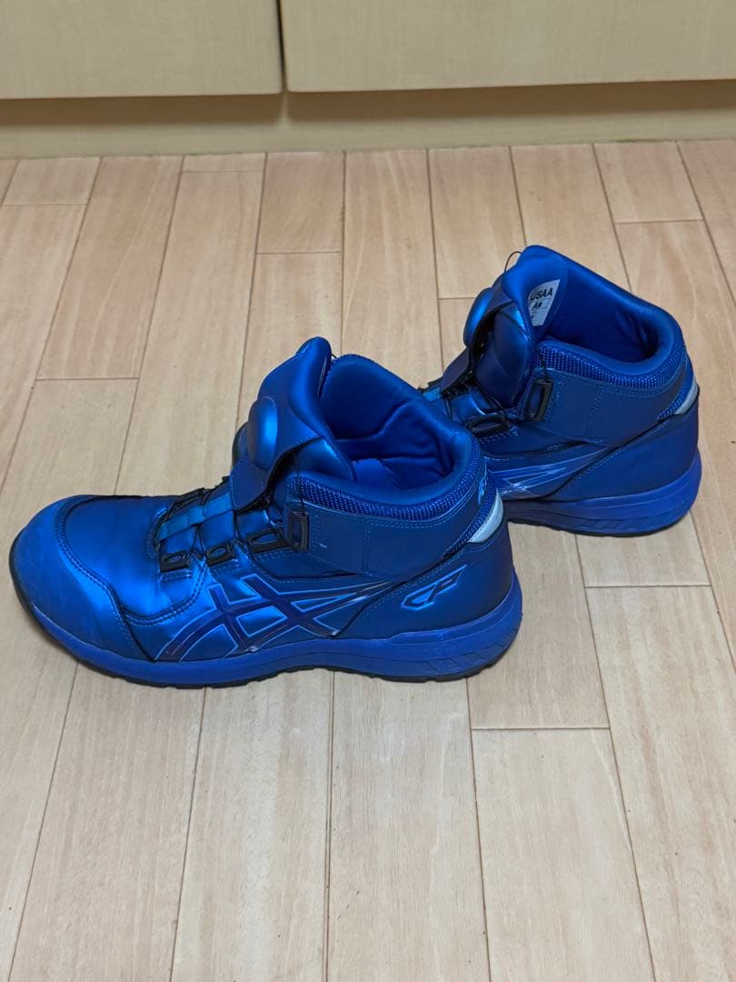 アシックス　安全靴　限定　ロイヤルブルー