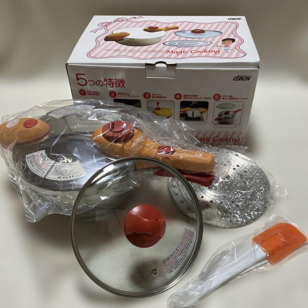 【新品未使用】　松居一代　圧力鍋 マジッククッキング　3ℓ