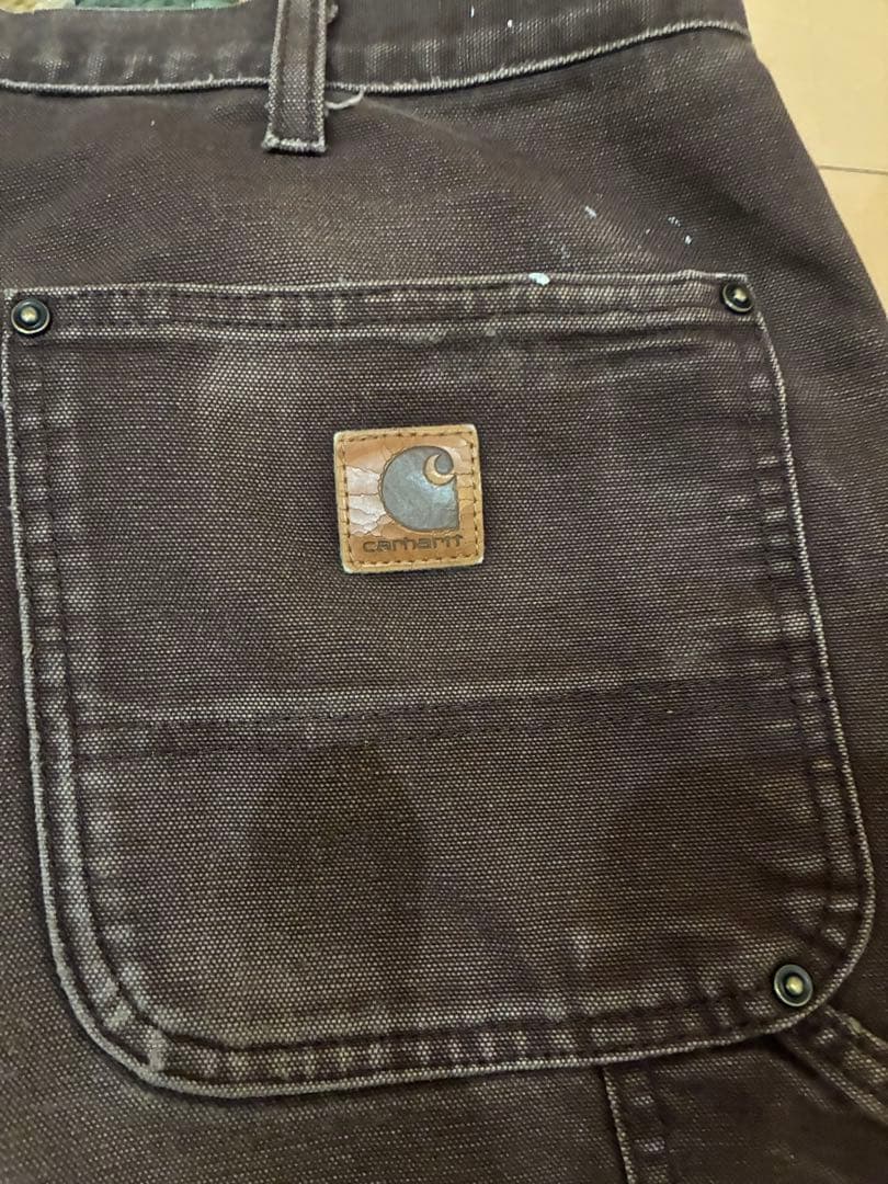 「希少カラー」Carhartt ダブルニーパンツ w36 l30