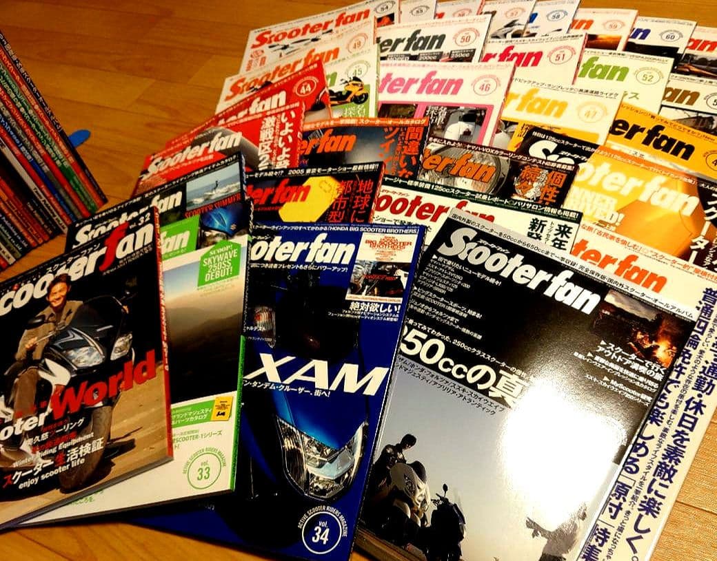 スクーターファン 　１号〜61号セット　バイク雑誌
