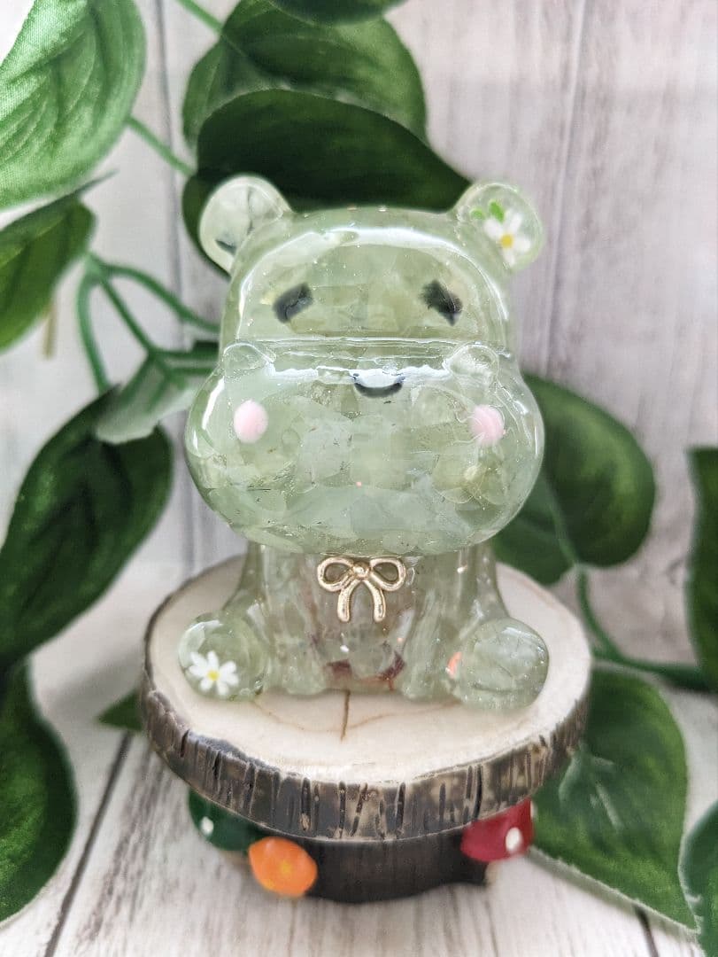 【Milky】シトリンの大きめピラミッド形オルゴナイト☆他６点