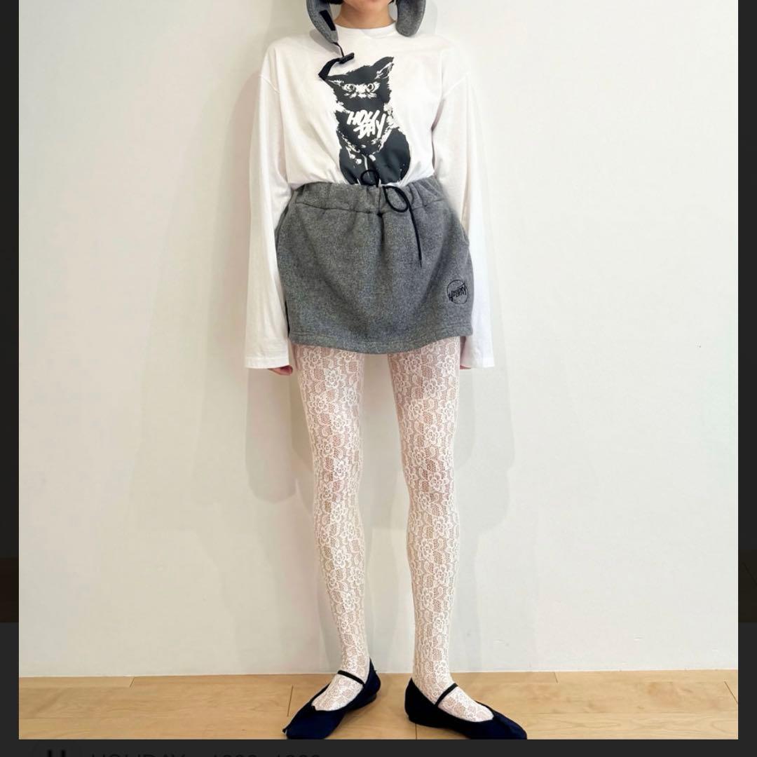 スカート HOLIDAY CLASSIC FLEECE TUCK MINI SKIRT