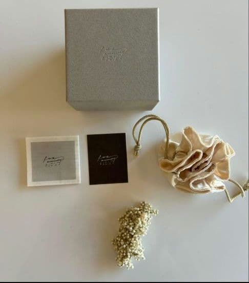 【美品】fua ピアス　始まりの時 IVORY size L