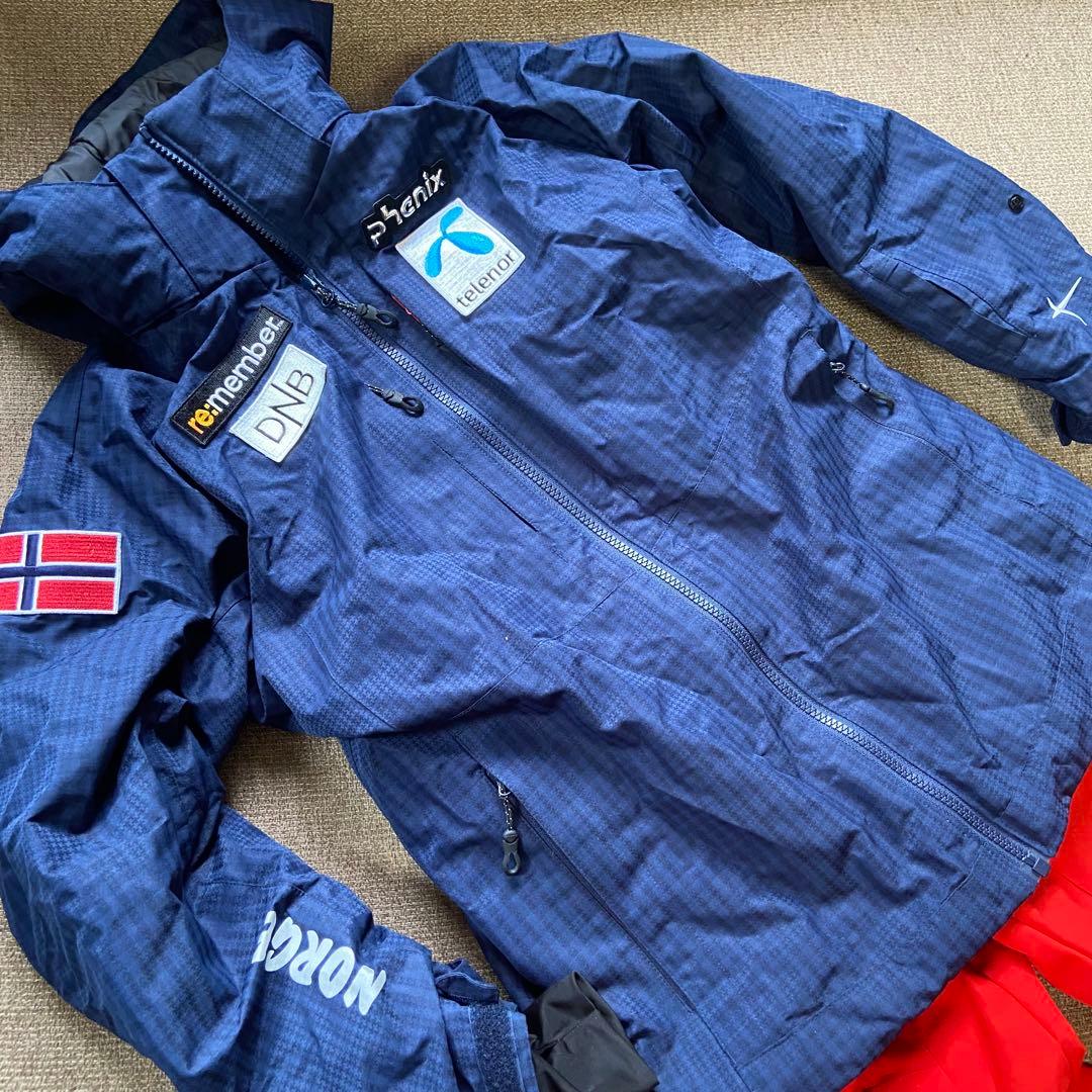 Phenix （フェニックス）160子供用スキーウェア ネイビー/赤