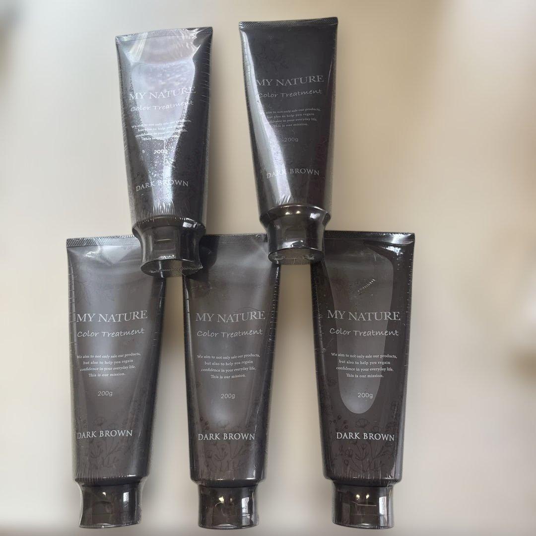 【新品未使用品】マイナチュレ　カラー トリートメント ダークブラウン×5個