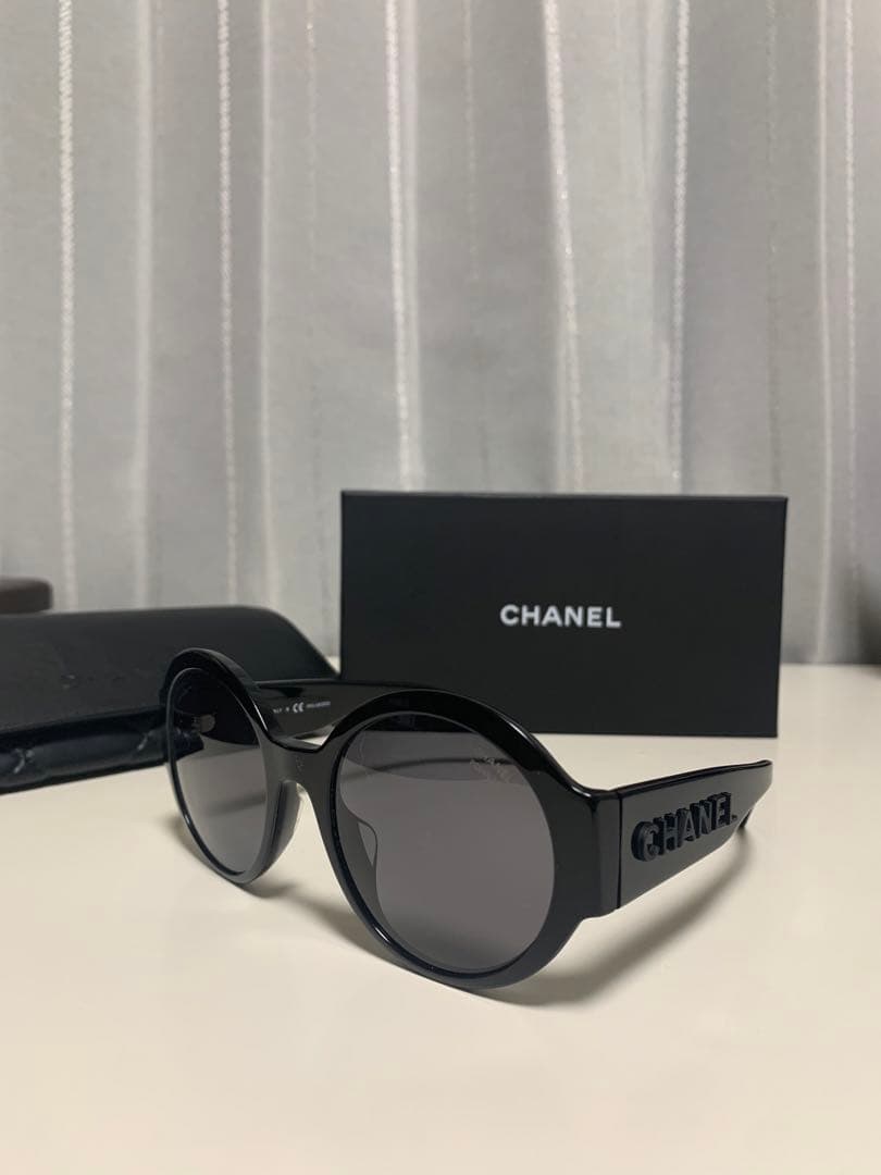 ⭐️専用⭐️CHANEL ブラック サングラス ラウンド型