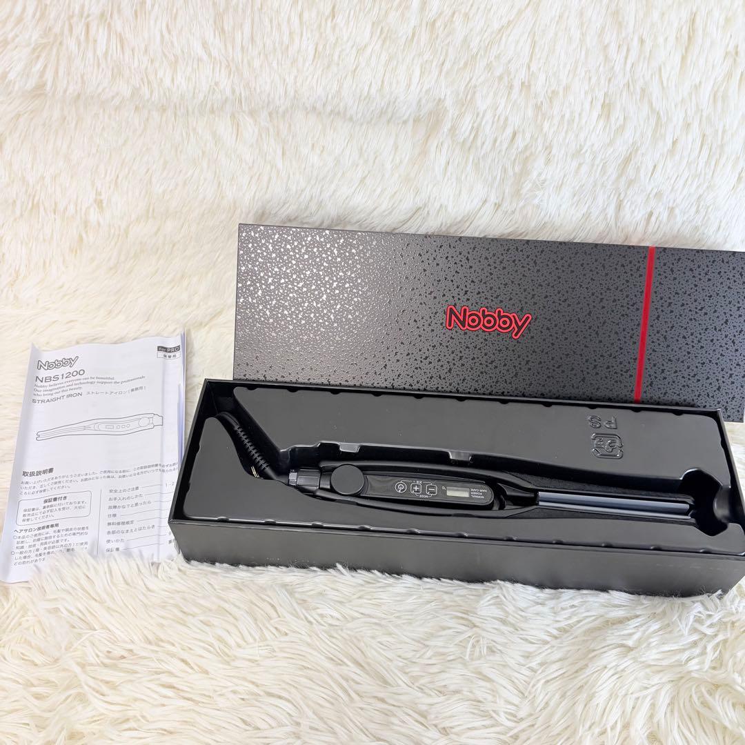 Nobby NBS1200ストレートヘアアイロン 温度調整機能付き