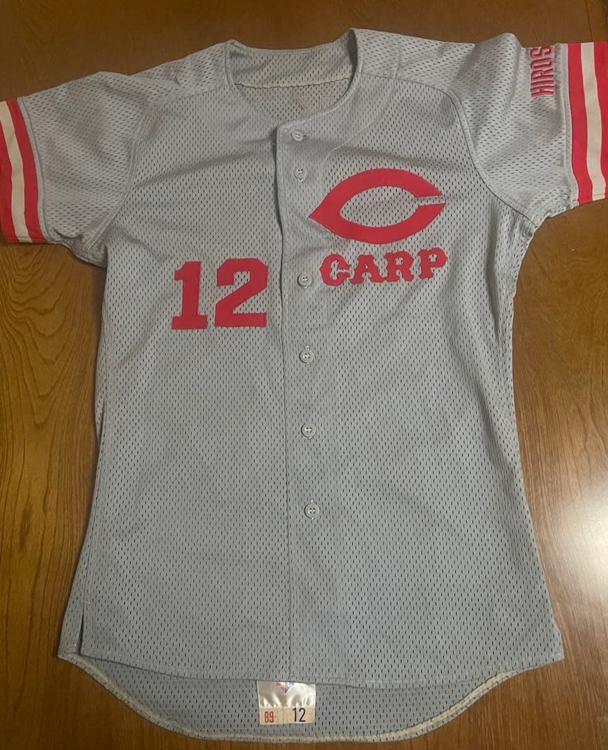 広島カープユニフォーム89年　2枚　高木　背番号12