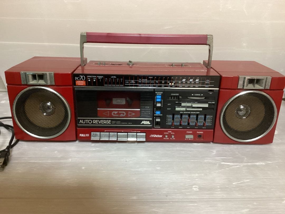 ★Victor PC-70 オートリバースラジカセ