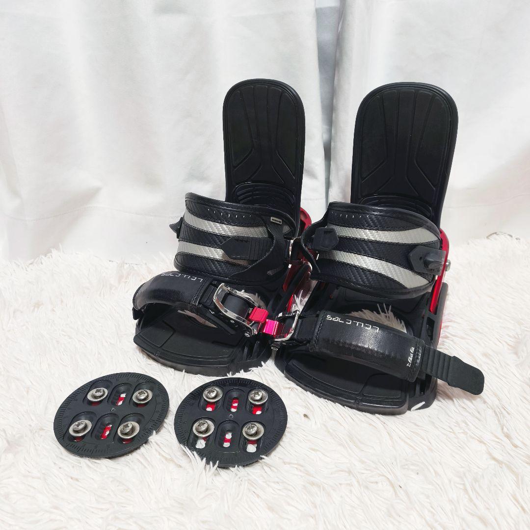 SALOMON スノーボード ビンディング ブラック/レッド